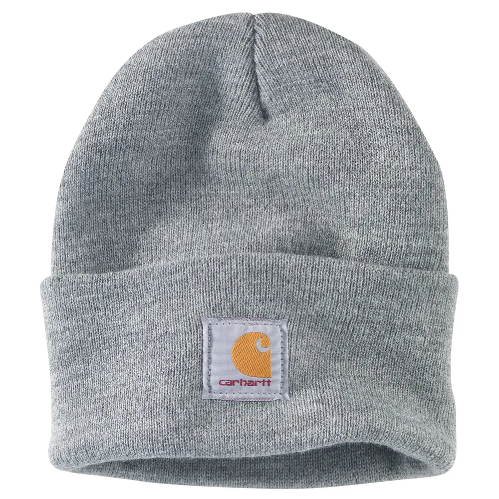 ACRYLIC WATCH HAT - HGY-Heather Gray | Carhartt A18