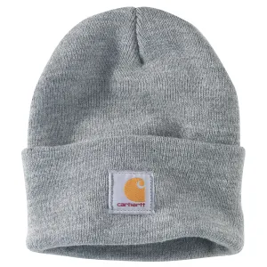 ACRYLIC WATCH HAT - HGY-Heather Gray | Carhartt A18