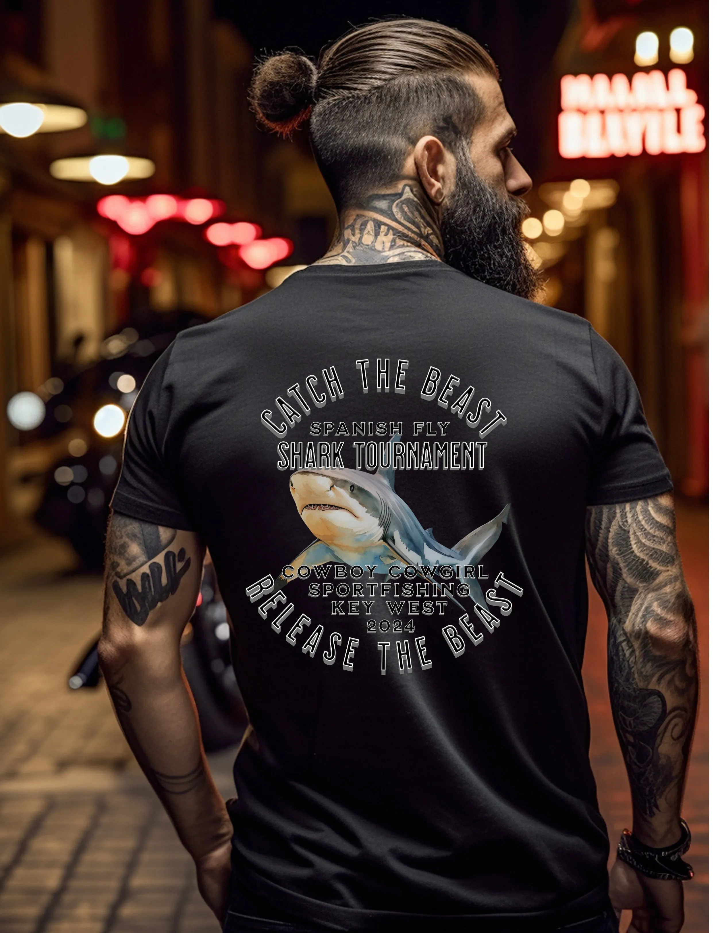 Catch The Beast-Release the Beast SHARK T-SHIRT