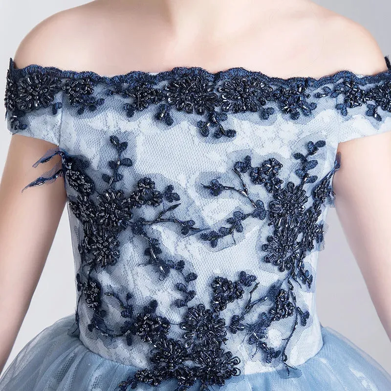 Child Girl's Elegant Long Luxury Party Gowns