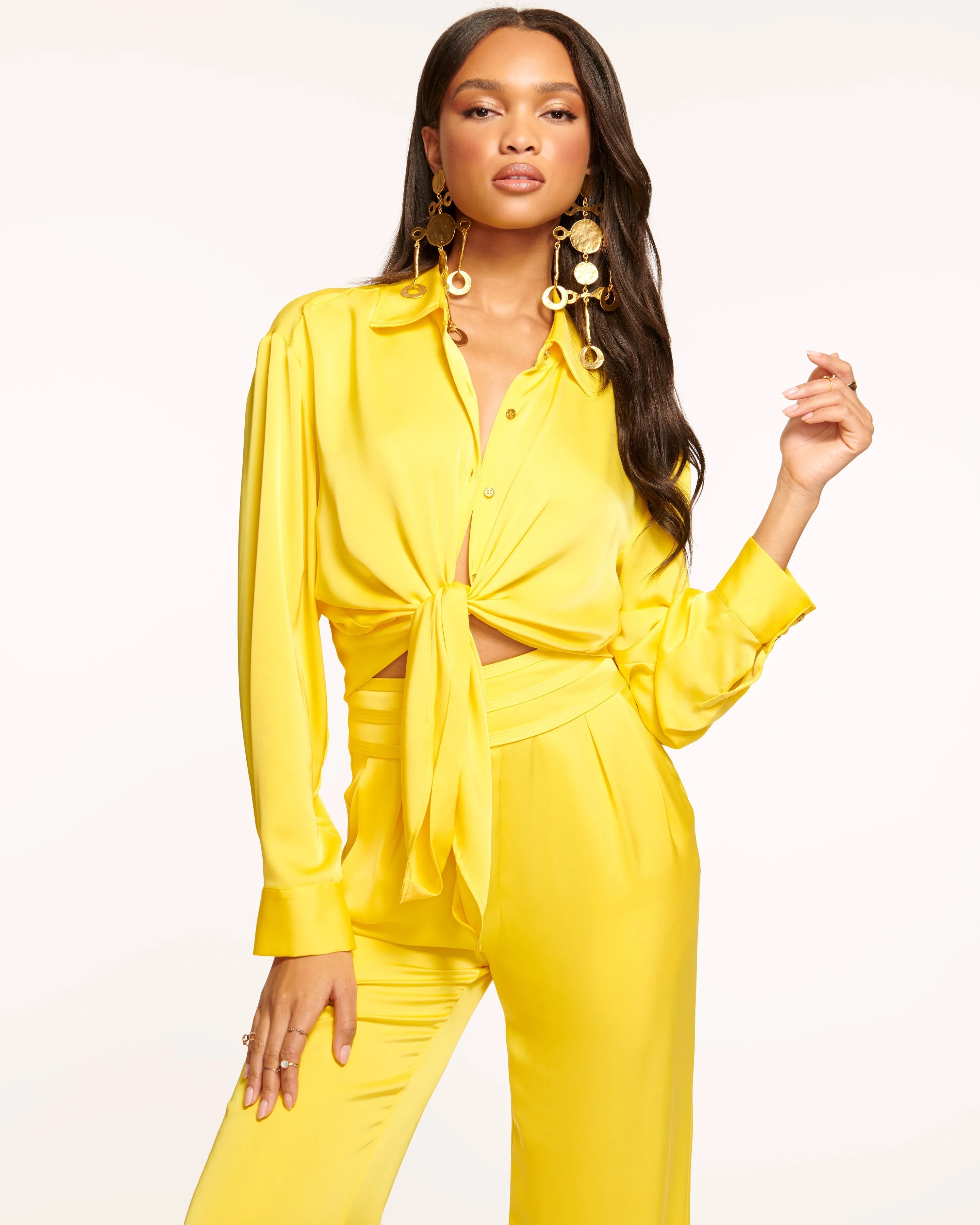 Kolby Oversized Button Down Blouse