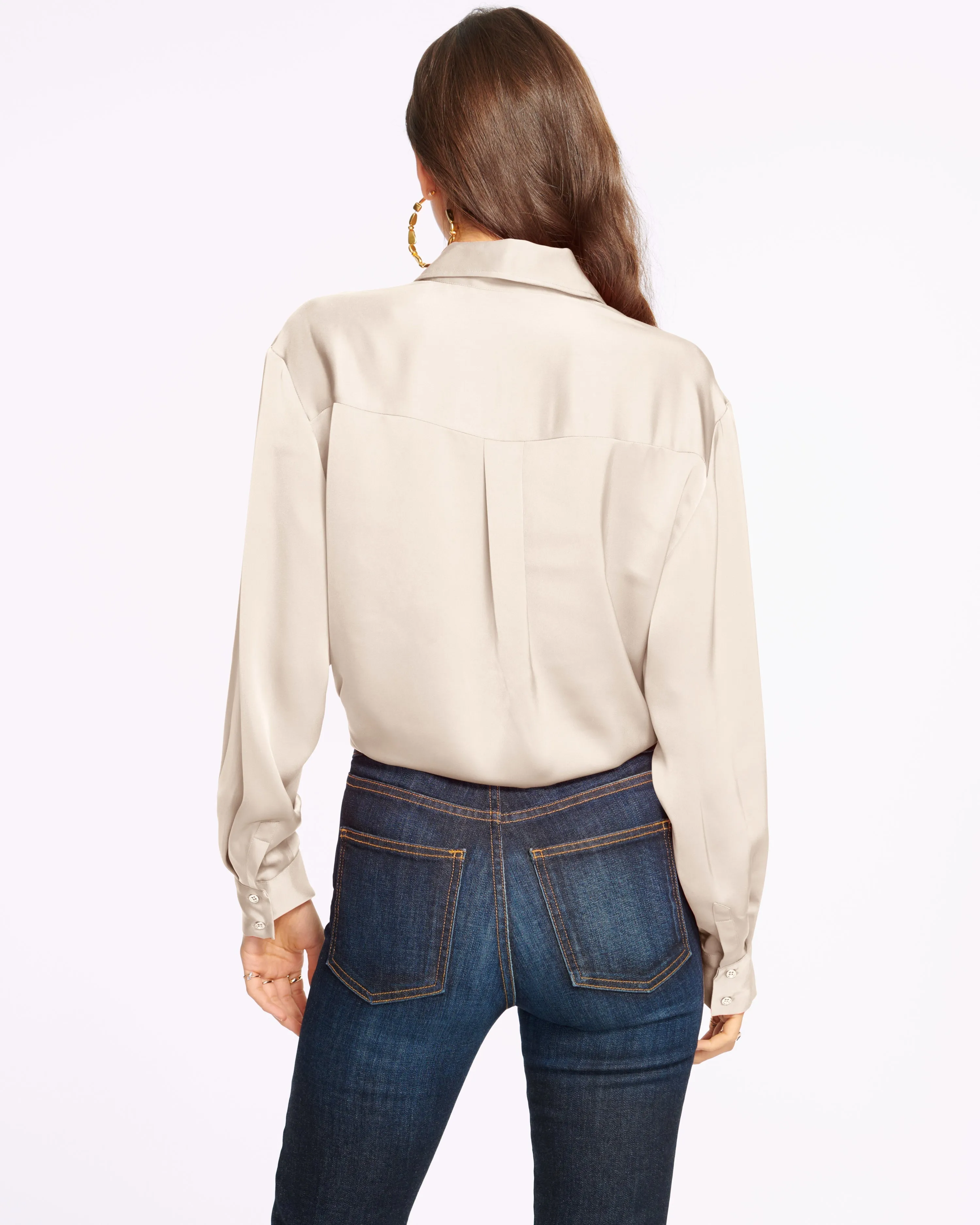 Kolby Oversized Button Down Blouse