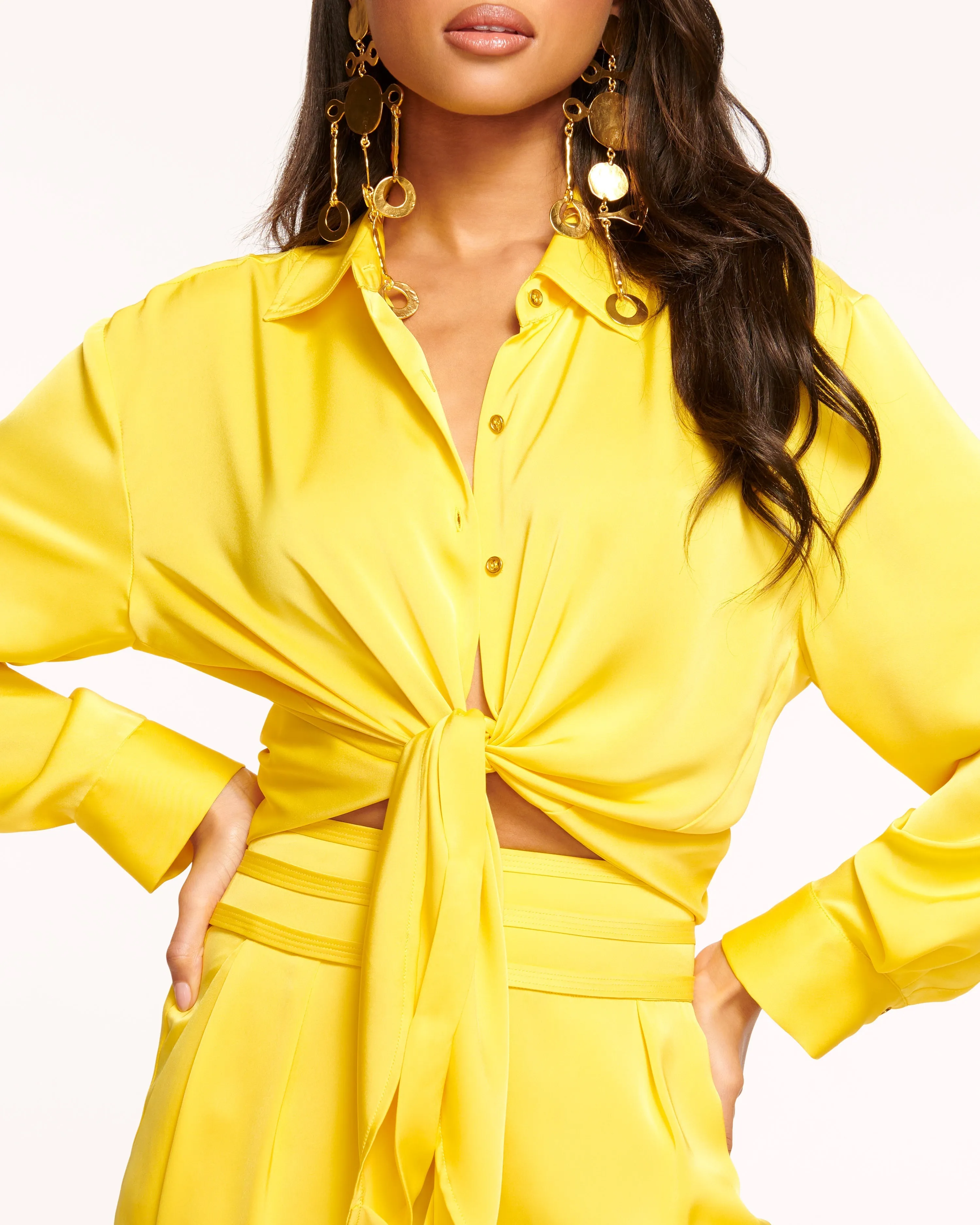 Kolby Oversized Button Down Blouse