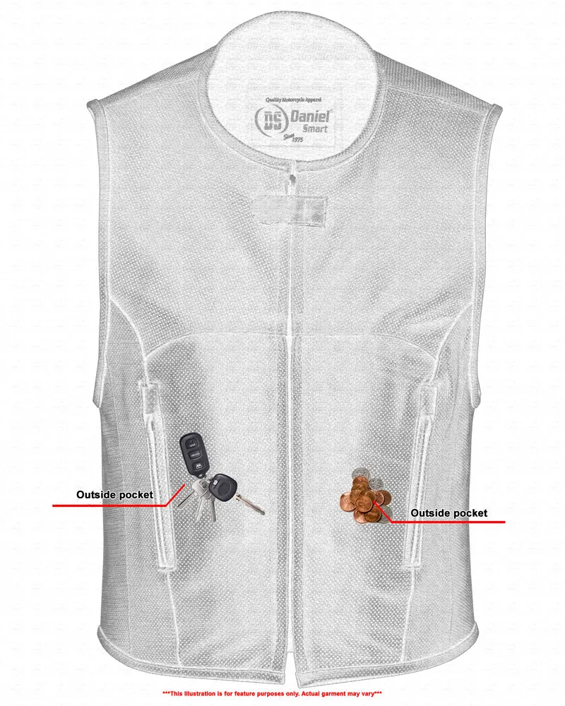 Men's Updated Perforated SWAT Team Style Vest - Black