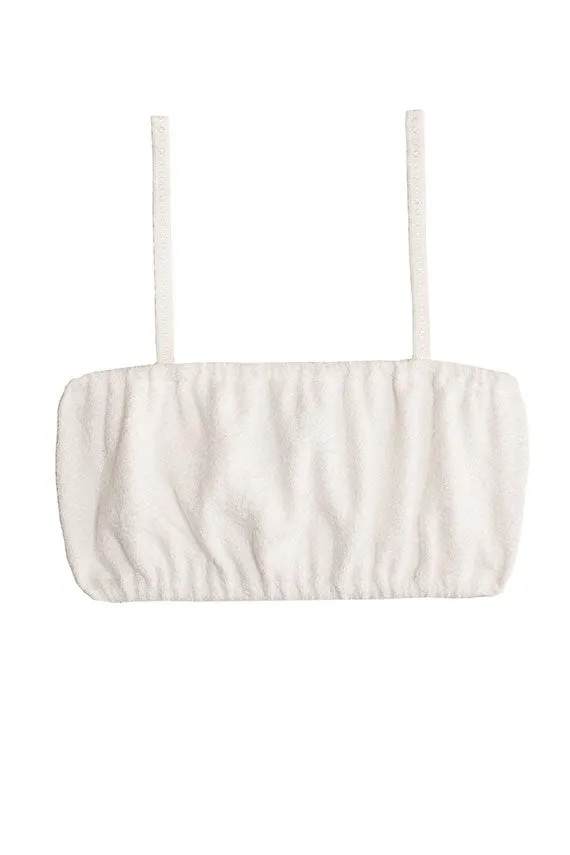 White Organic Terry Tank